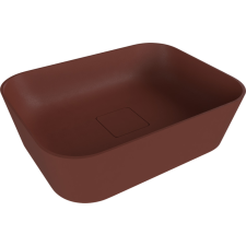 Sapho POLYSAN BANERA SQUARE öntöttmárvány mosdó. 50x36cm. matt barna szaniter