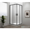 Sapho POLYSAN EASY LINE BLACK szögletes zuhanykabin, 800x800mm, matt fekete profil/transzparent üveg (EL5215B)