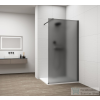 Sapho POLYSAN ESCA BLACK MATT Walk-in zuhanyfal, falra szerelhető, matt füst üveg, 900mm (ES1490-02)