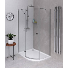 Sapho POLYSAN FORTIS LINE íves zuhanykabin, balos, 120x90cm (FL5290L) kád, zuhanykabin