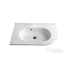 Sapho PULSE Öntöttmárvány mosdó 750x44x450mm, bal BM752 szaniter