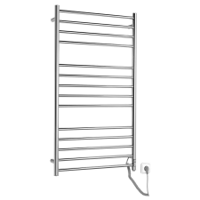  Sapho REDONDO elektromos törölközőszárító radiátor, időzítővel, 630x1160mm, 130W, inox (ER230T) fűtőtest, radiátor