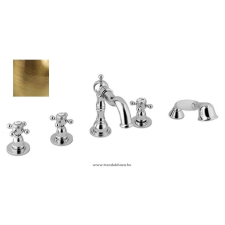 Sapho Sapho SASSARI 5 részes kádperemre szerelhető kádtöltő csaptelep, bronz (SR930BR)- csaptelep