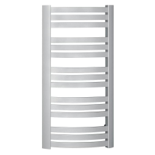 Sapho SIDI fürdőszobai radiátor, 595x1097mm, 553W, struktúrált ezüst fűtőtest, radiátor