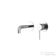 Sapho ULTRASAN falba süllyesztett csaptelep, 16 cm-es kifolyócsővel, króm (UT118V) csaptelep