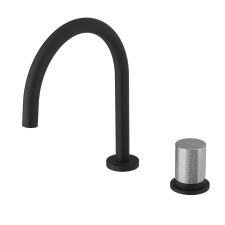 Sapho ULTRATAP álló mosogatócsaptelep. matt fekete/króm csaptelep