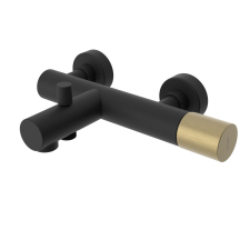 Sapho ULTRATAP fali kádtöltő csaptelep. matt fekete/matt arany csaptelep