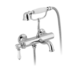 Sapho VIENNA fali kádtöltő csaptelep zuhanyszettel, króm csaptelep