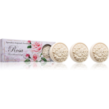 Saponificio Artigianale Fiorentino Rose Set szilárdszappan-szett 3x150 g szappan