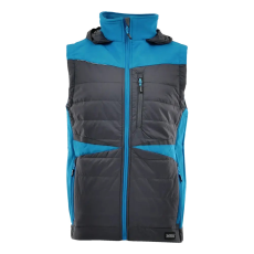 Sara Comfort Plus Bélelt Téli Mellény Fekete/Kék - 3XL