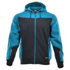 Sara Comfort Plus Kapucnis Munkás Pulóver Fekete/Kék - M munkaruha