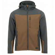 Sara Comfort Plus Softshell Kabát Barna/Sötétszürke - XL