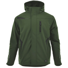 Sara Comfort Winter Bélelt Softshell Munkás kabát Zöld/Fekete - M munkaruha