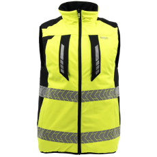 Sara Drogowiec Comfort+ Kifordítható Láthatósági Bélelt Mellény - 2XL