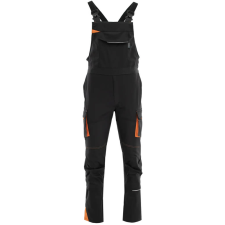 Sara King Flex Szürke/Narancs Kantáros nadrág - 60 munkaruha