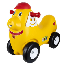 Sárga kerekes kiskutya - ROBENTOYS lábbal hajtható járgány