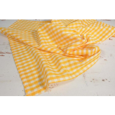  Sárga kockás konyharuha 50x68 cm lakástextília