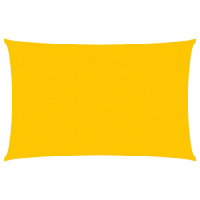 sárga négyszögletű HDPE napvitorla 160 g/m² 4x5 m kerti bútor