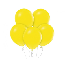  Sárga Pastel Yellow léggömb, lufi 10 db-os 12 inch (30 cm) party kellék