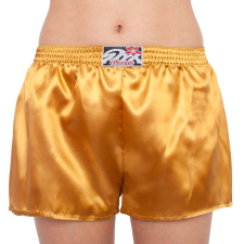 Sárga szatén női boxeralsó Styx klasszikus gumi (L685) M női alsó