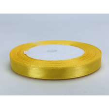  Sárga szatén szalag 1cm x 22méter dekorációs kellék