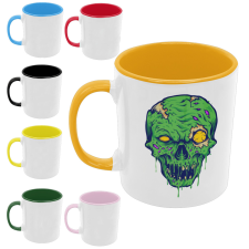  Sárga szemű zombi - Színes Bögre bögrék, csészék