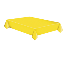  Sárga White Dots papír asztalterítő 120x180 cm lakástextília