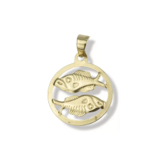  Sárgaarany halak horoszkóp medál medál