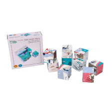  Sarkvidéki állatok kockakirakó puzzle, kirakós