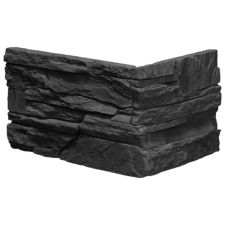 Sarok Fineza Brelo antracit 37,5x12,5 cm dombor RBRELOAN járólap