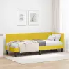  Sarokágy keret fejtámlával Sárga 80 x 200 cm Bársony