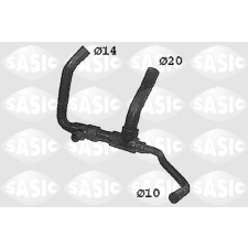 SASIC Hűtőcső SASIC SWH4335 vízhűtő