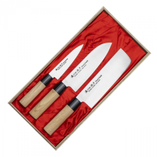 Satake Cutlery Mfg Misaki 3 késből álló készlet fadobozban kés és bárd