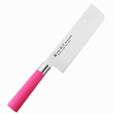 Satake Macaron Pink 17 Cm Nakiri kés zöldségvágáshoz kés és bárd