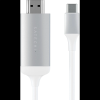 Satechi Aluminium TYPE-C -> 4K HDMI átalakító kébel ezüst (ST-CHDMIS) (ST-CHDMIS)