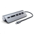 Satechi Aluminium TYPE-C USB Hub (3x USB 3.0,MicroSD) asztroszürke (ST-TCHCRM) (ST-TCHCRM)