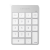 Satechi Aluminum Slim Wireless Keypad ezüst (ST-SALKPS) (ST-SALKPS) - Billentyűzet