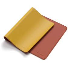Satechi Dual Sided Eco-Leather Deskmate sárga-narancs asztali számítógép kellék