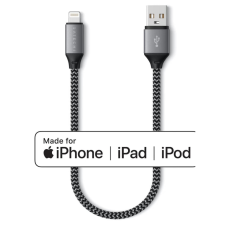 Satechi USB Lightning Töltő/adat Szürke-Fekete 25cm ST-TAL10M kábel és adapter