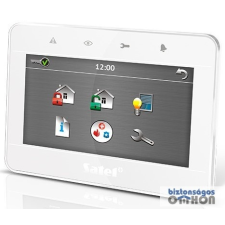 Satel INT-TSG-WSW 4.3&quot;; érintőképernyős kezelő; fehér előlap, ezüst keret, fehér hátlap mobiltelefon előlap