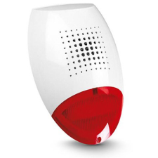 Satel SP500R kültéri piezzo hang-fényjelző vörös biztonságtechnikai eszköz