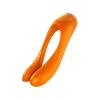 Satisfyer Candy Cane - akkus, vízálló kétágú vibrátor (narancs)