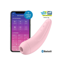 Satisfyer Curvy 2+ - okos léghullámos csiklóizgató vibrátor (pink) vibrátorok