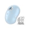 Satisfyer Cutie Ghost - akkus, léghullámos csiklóizgató (kék)