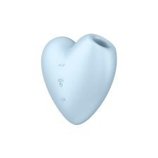 Satisfyer Cutie Heart - akkus léghullámos csiklóvibrátor (kék) vibrátorok