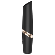 Satisfyer Perfect Kiss - rúzsvibrátor (fekete) vibrátorok