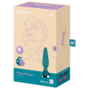 Satisfyer Plug-ilicious 1. vibrációs fenékdugó (zöld) (APP-os)