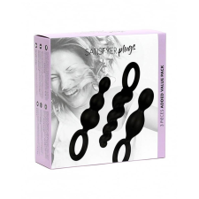 Satisfyer Plugs Black set of 3 anál