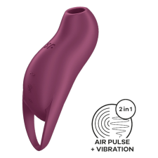 Satisfyer Pocket Pro 1 - akkus, léghullámos csiklóizgató (lila) vibrátorok