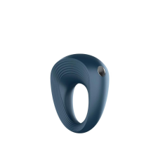 Satisfyer Power Ring - vízálló vibrációs péniszgyűrű (szürke) péniszgyűrű